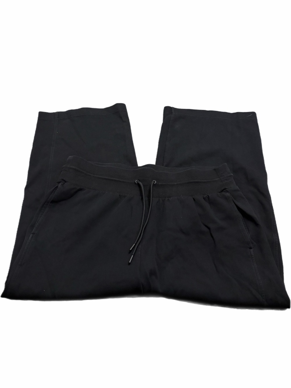 Old Navy Extra-High Waisted Dynamic Fleece Wide-Leg Sweatpants Black Jack 2X - Picture 4 of 8